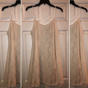 Cream Lace Dress (L)